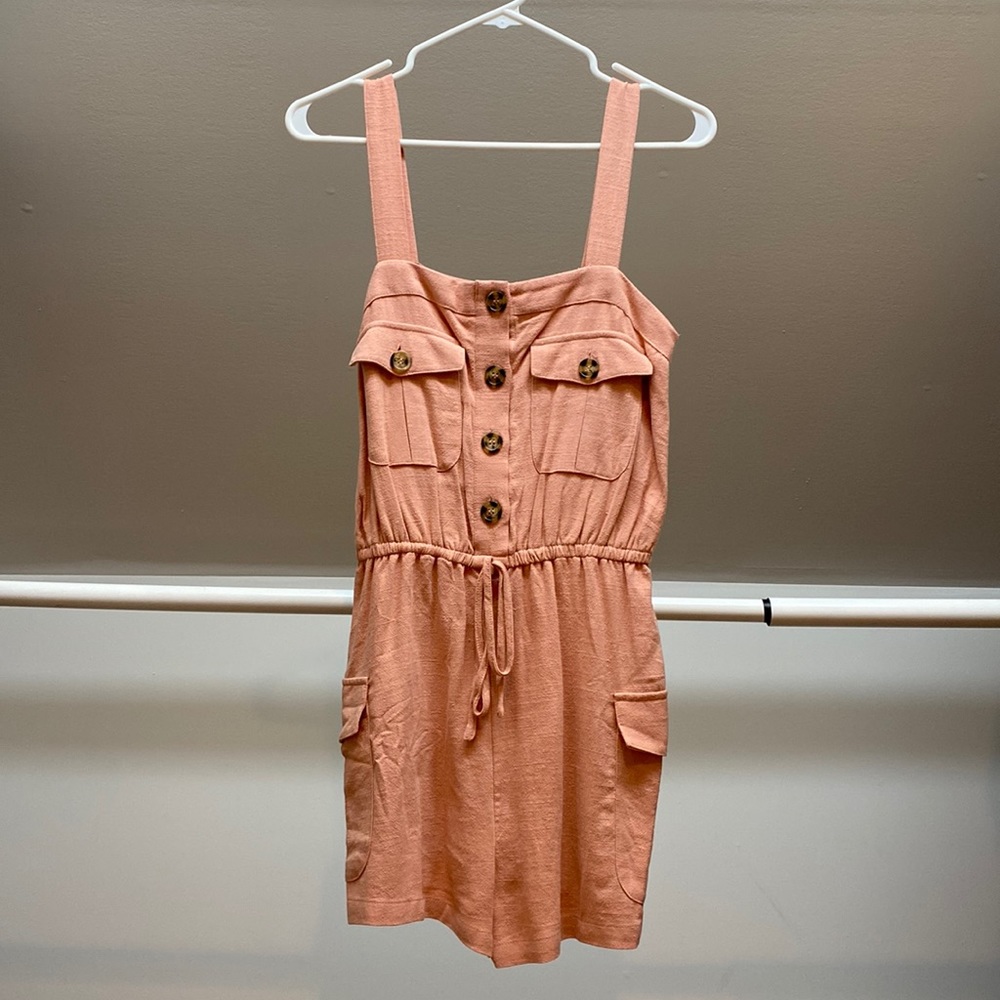 Forever 21 peach colored romper